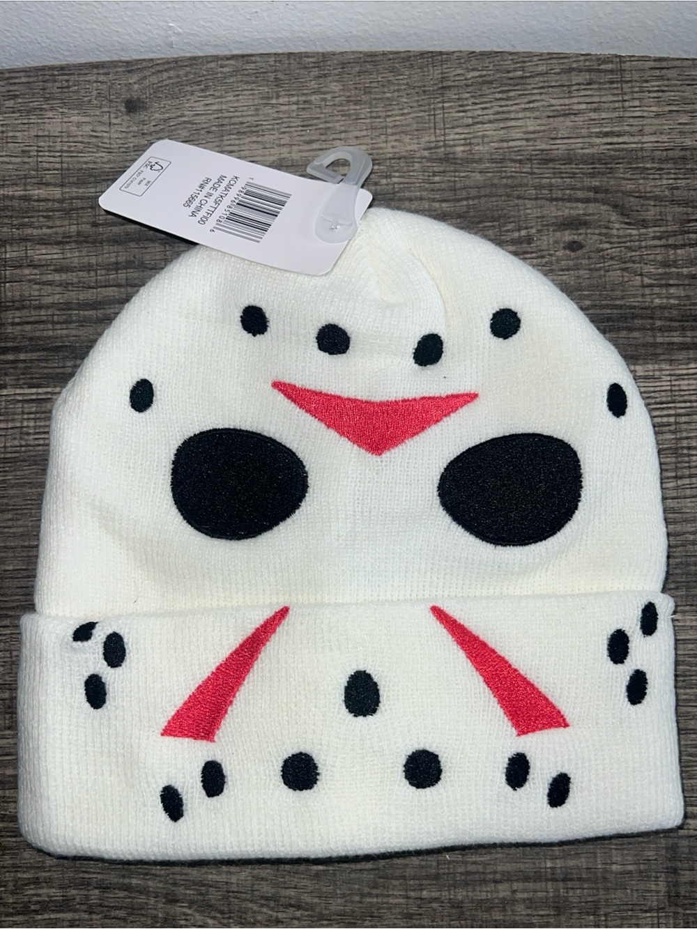 RARE OSFM Friday The 13th Jason Beanie Hat Horror NWT